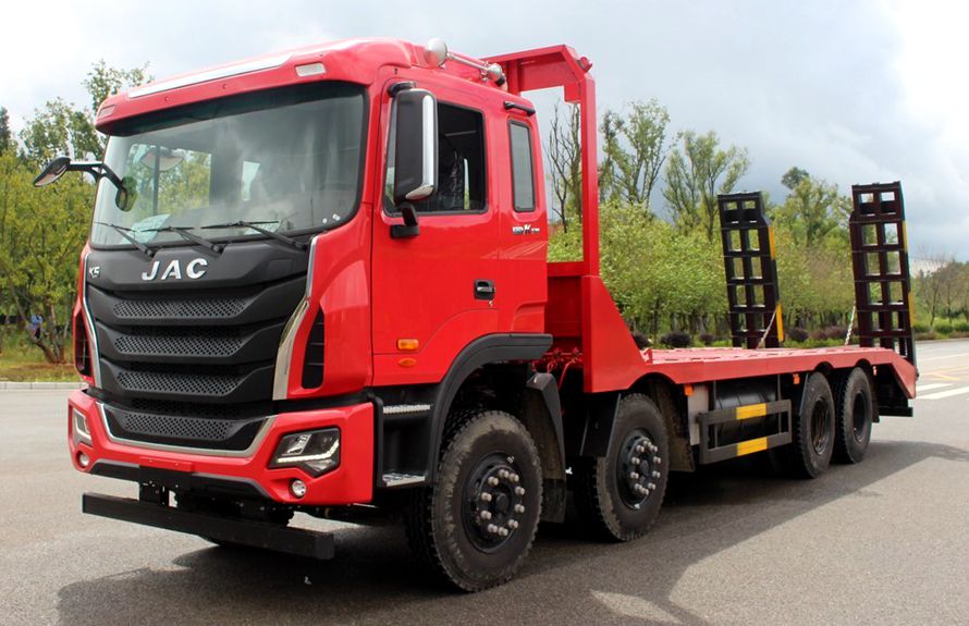 江淮k5前四后八平板运输车(黄牌)